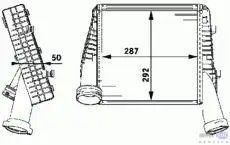 Интеркулер BEHR 8ML 376 723-471