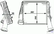 Интеркулер BEHR 8ML 376 723-481