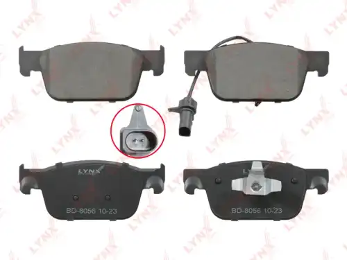 Тормозные колодки дисковые LYNXAUTO BD-8056