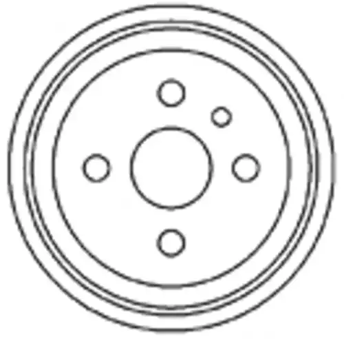 Тормозной барабан MAPCO 35743
