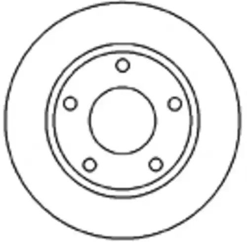 Тормозной диск MAPCO 15887 полный , задняя ось