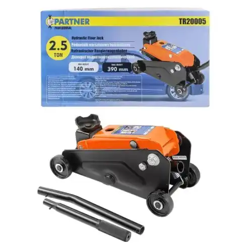 Домкрат гидравлический PARTNER PATR20005 2.5 т, 390 мм, 140 мм