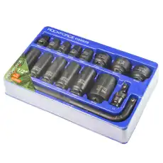 Набор головок ударных, 16пр. 1/2' 6гр. RF4169MPB ROCK FORCE