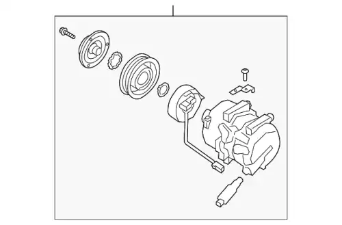 КОМПРЕССОР КОНДИЦИОНЕРА 97701S8600 HYUNDAI