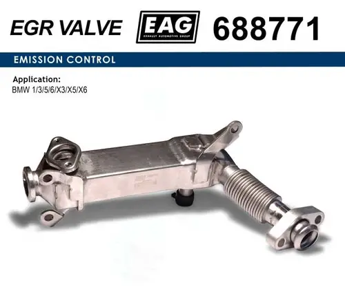 Радиатор системы охлаждения двигателя EAG 688771