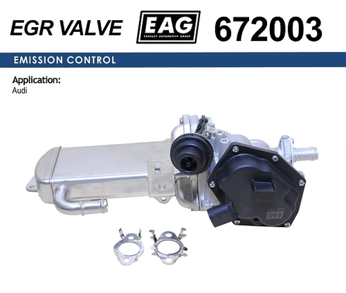 Радиатор системы охлаждения двигателя EAG 672003