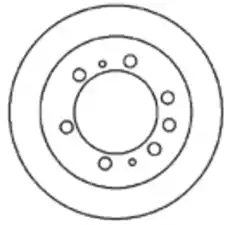 Тормозной диск MAPCO 45521