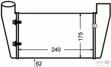 Интеркулер BEHR 8ML 376 727-581