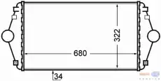 Интеркулер BEHR 8ML 376 727-641