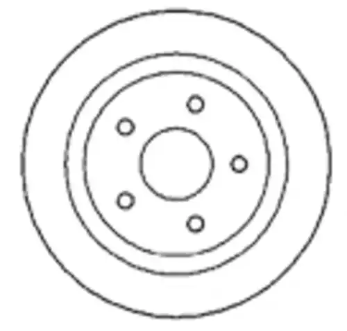 Тормозной диск MAPCO 15696