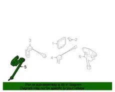 Датчик, корректор угла наклона фар 3D0 941 286 E BENTLEY