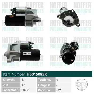 Стартер HOFFER H5015085R