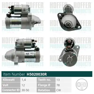 Стартер HOFFER H5020030R