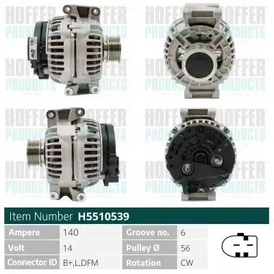 Генератор HOFFER H5510539