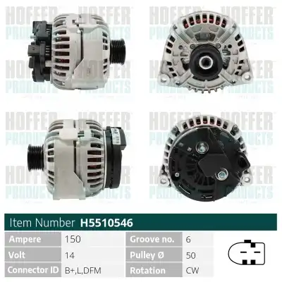 Генератор HOFFER H5510546