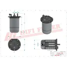 Топливный фильтр HIFI MO 1171