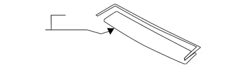 Стекло люка VAG 4K5877055A