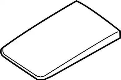 Стекло люка VAG 4M0877055E