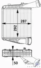 Интеркулер BEHR 8ML 376 729-561