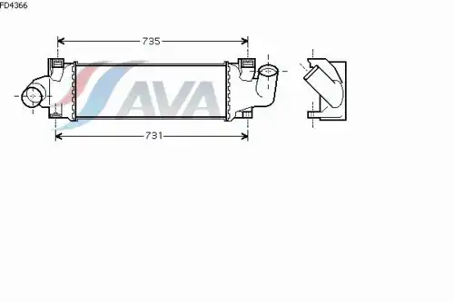 Интеркулер AVA FD4366