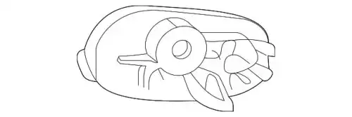 Ручка двери SAAB 12772622