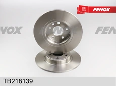Тормозной диск FENOX TB218139 задняя ось