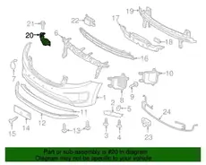 КРОНШТЕЙН БАМПЕРА 86551A9000 HYUNDAI