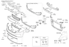 КРОНШТЕЙН БАМПЕРА 86552A9000 HYUNDAI