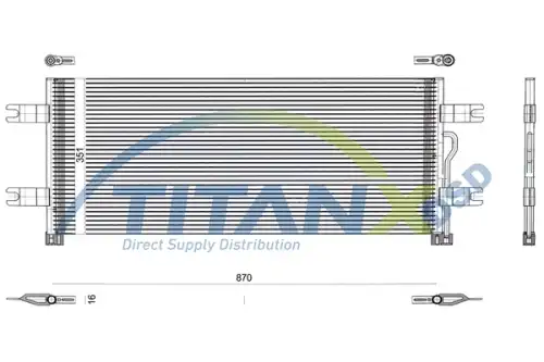 Конденсатор, кондиционер ! \MB CD119007 TITANX