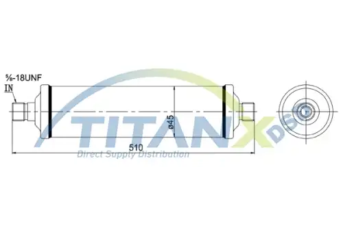 Осушитель кондиционера TITANX DR509022