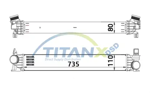 Интеркулер TITANX IC359007