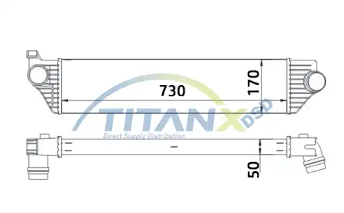 Интеркулер TITANX IC369005