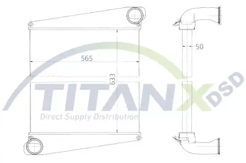Интеркулер TITANX IX129004
