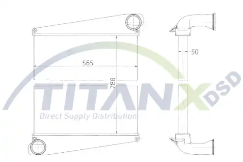 Интеркулер TITANX IX129005