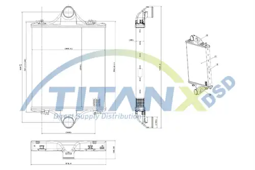 Интеркулер TITANX IX139001