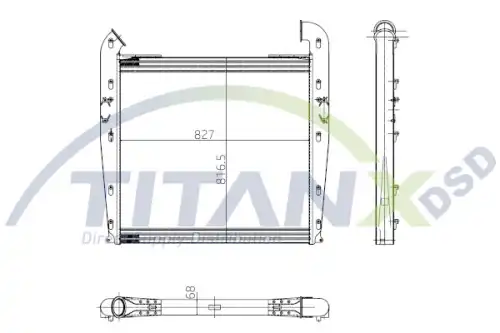 Интеркулер TITANX IX149001