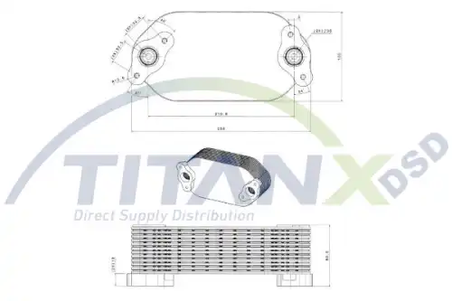 Масляный радиатор TITANX OX119001