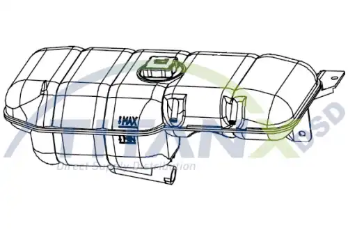 Бачок, радиатор ! \VOLVO XT129004 TITANX