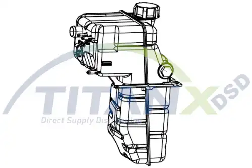 Бачок, радиатор ! \SCANIA XT149001 TITANX