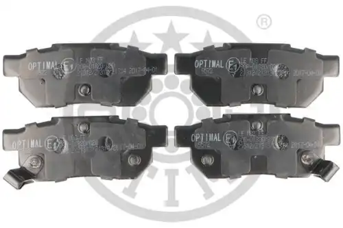 Тормозные колодки дисковые OPTIMAL 9572