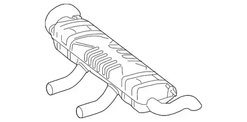 MUFFLER SYSTEM 166490431564 MB