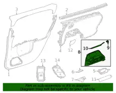 DOOR HANDLE 2477305702648T92 MB