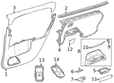 DOOR HANDLE 2477305702648T92 MB