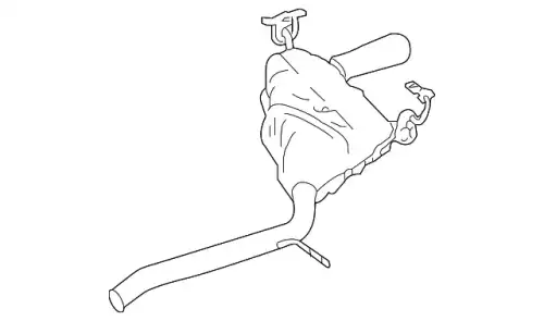 MUFFLER SYSTEM 251490511564 MB