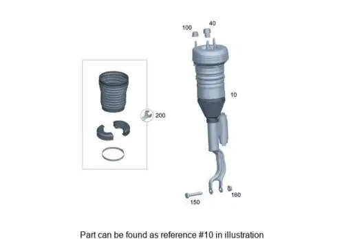 Luftfederbein 297320550164 MB
