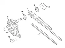 447820144464 WIPER ARM MB