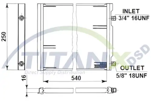 Конденсатор, кондиционер ! \ CD909006 TITANX
