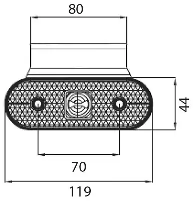 Фонарь габаритный KUTNAK 726963