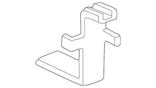 BRACKET,WHL SPD SEN WIRE(TO RAIL)(TO RAIL) 25732789 BUICK