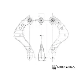 Рычаг подвески BLUE PRINT ADBP860165